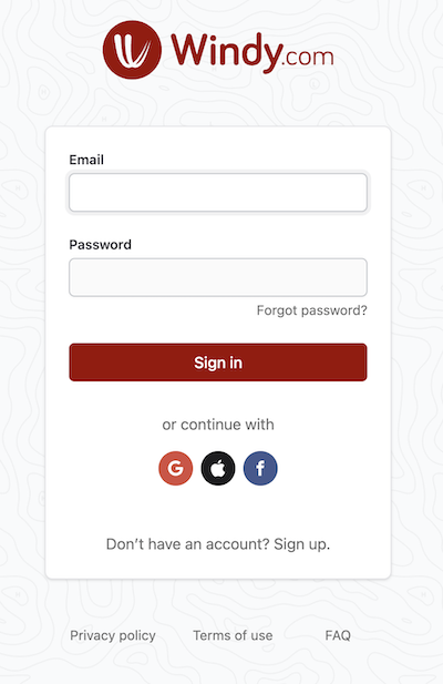 Self Care Portal login prototype